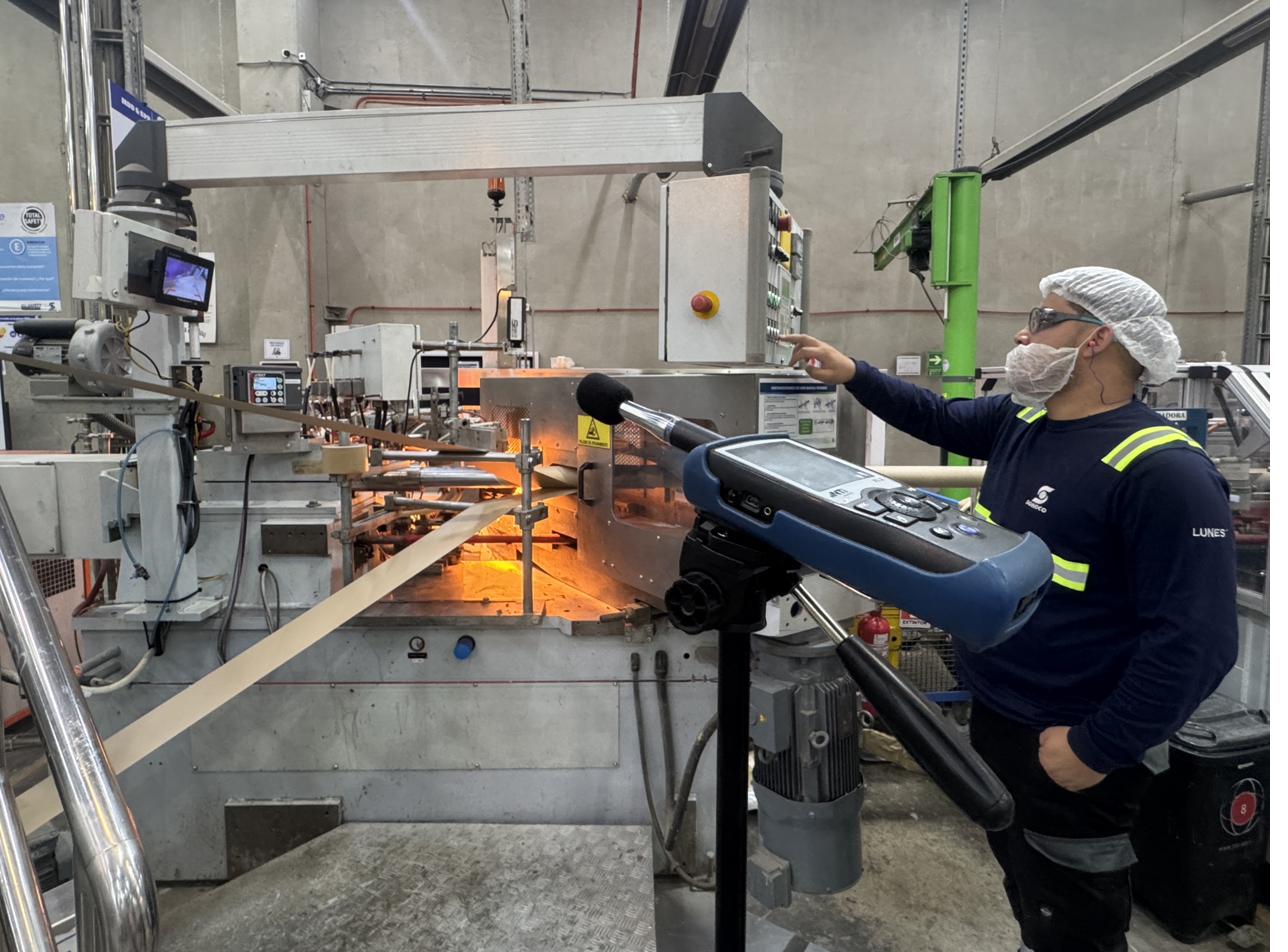Control de ruido industrial en planta